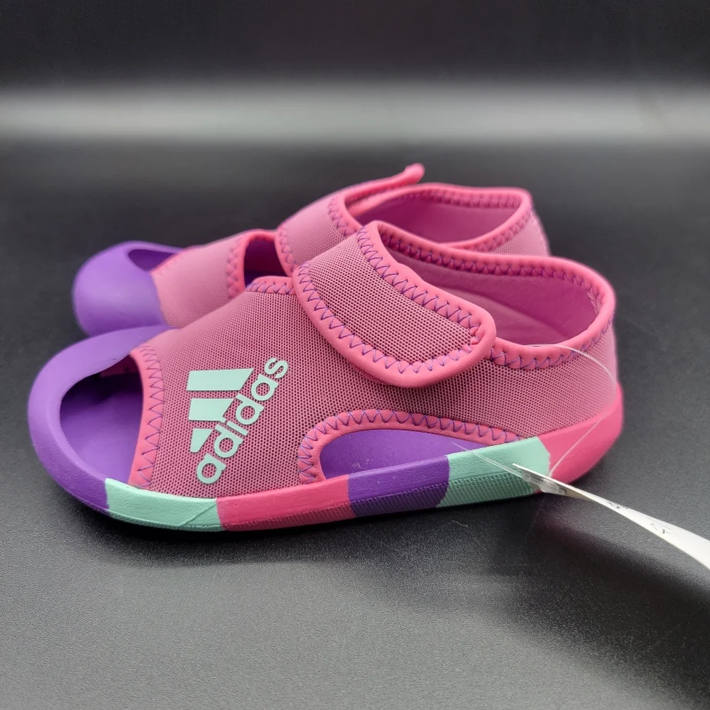 Adidas AltaVenture I Toddler's Water Shoe Size 9.5C Pink Purple Teal Girls New
